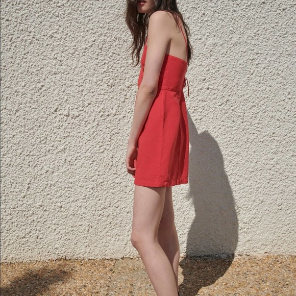 ZARA LINEN AND COTTON BLEND MINI DRESS - Picture 3 of 10